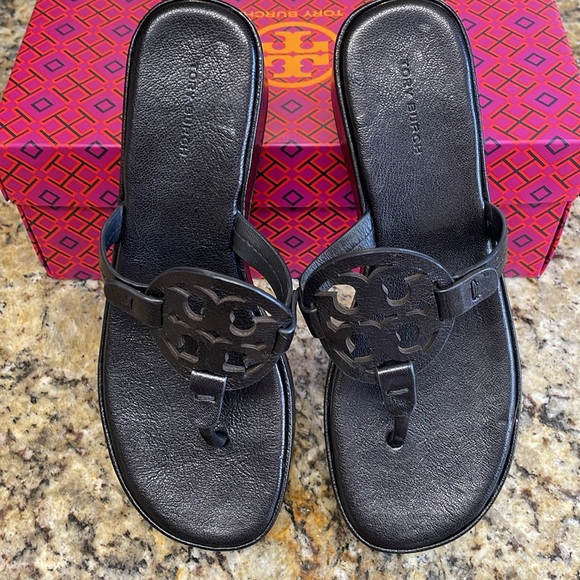 TORY BURCH MILLER WEDGE SANDAL - Picture 5 of 6